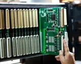 Picture of computer chips