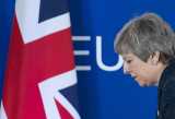 Photo of woman in front of Union Jack