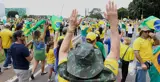 Picture from a demonstration in Brazil. People are protesting against President Dilma Rousseff